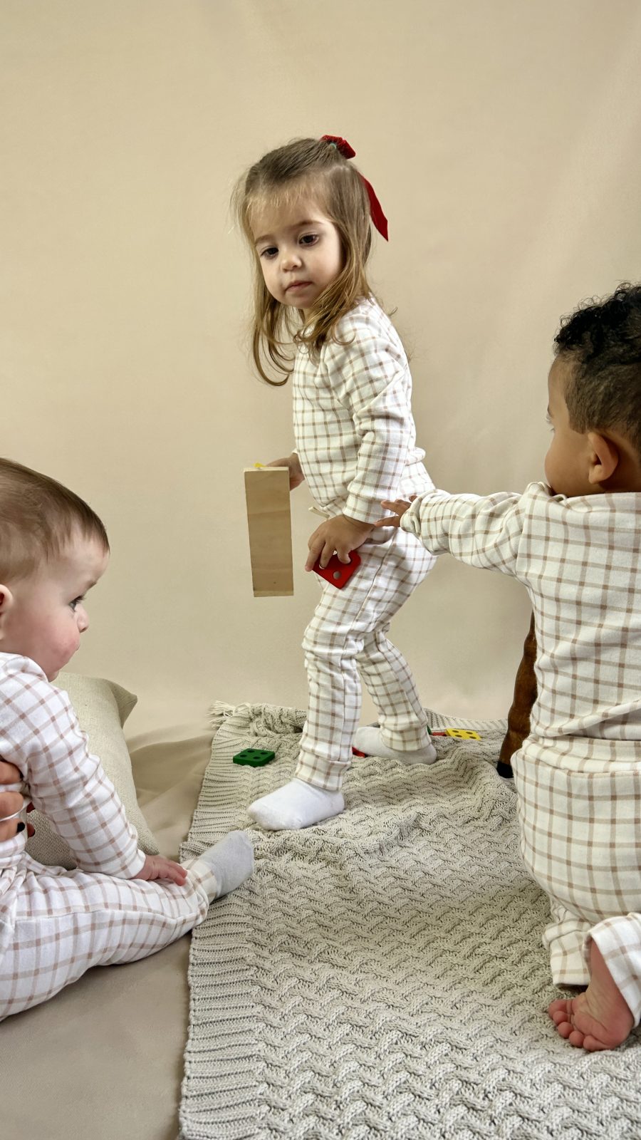 conjunto bebê suedine