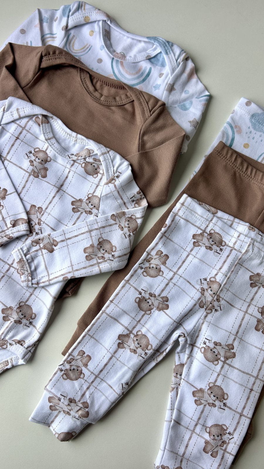 conjunto cotton bebe 100 algodão macio