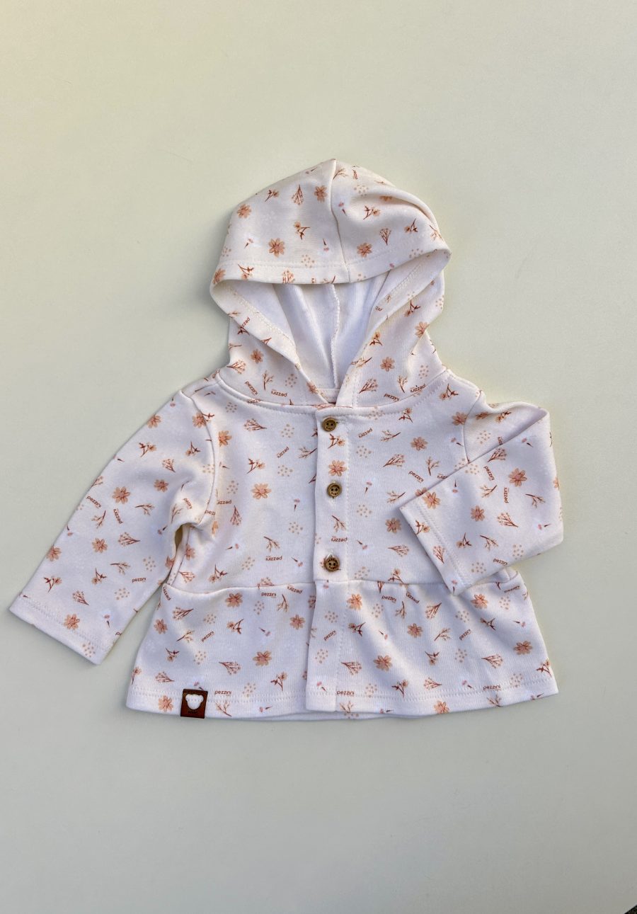 casaquinho de bebe com touca