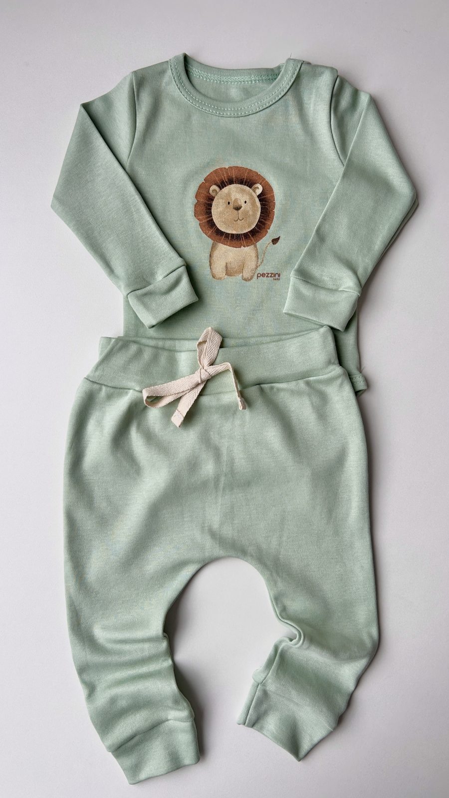 conjunto bebe body e calça pezzni baby