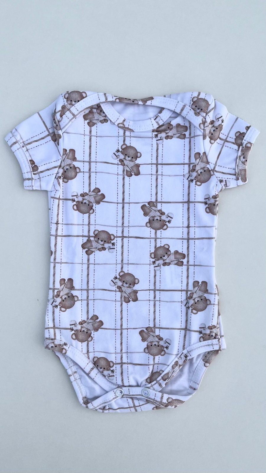body de bebe suedine estampado